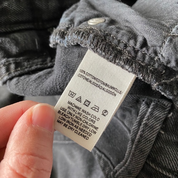 Free People We The Free Vintage Flare Jeans with Raw Hems Size 31 - Picture 5 of 8